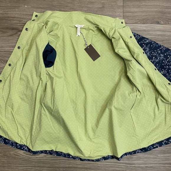 Matilda Jane Brighten the Day Navy Blue Floral Softshell Jacket - Picture 10 of 13